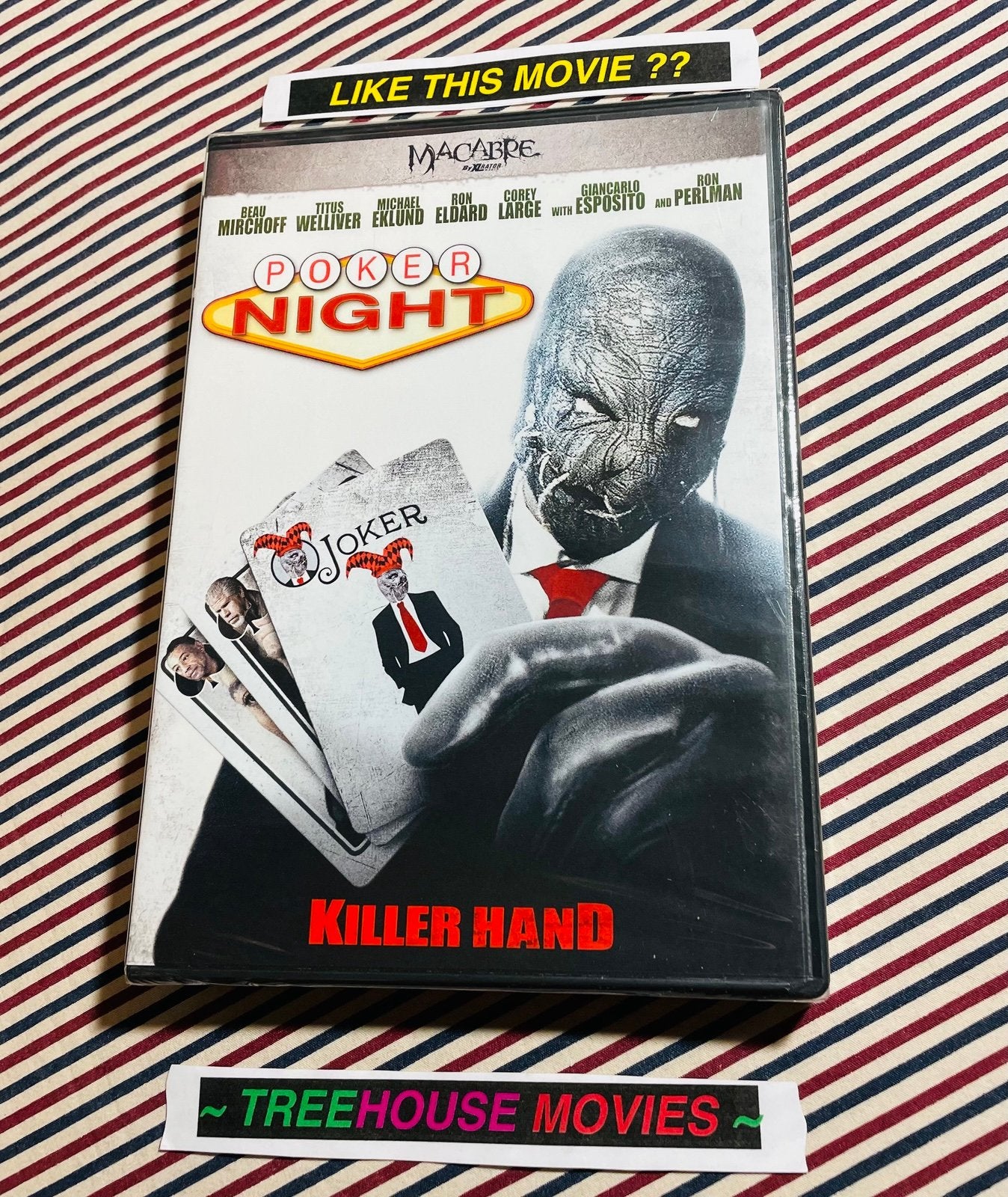 Poker Night 2013 Horror DVD Ron Perlman New Sealed