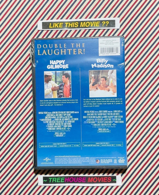 Happy Gilmore / Billy Madison Adam Sandler DVD Double Feature New