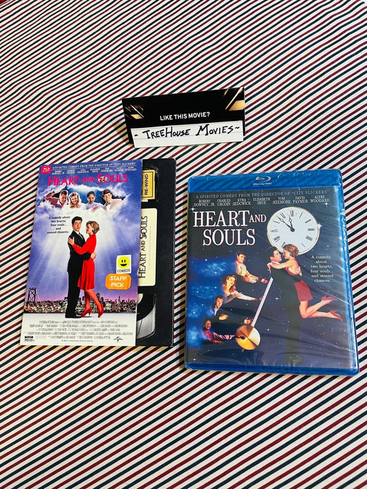 Heart and Souls Blu-ray Mill Creek VHS Style Slipcover New