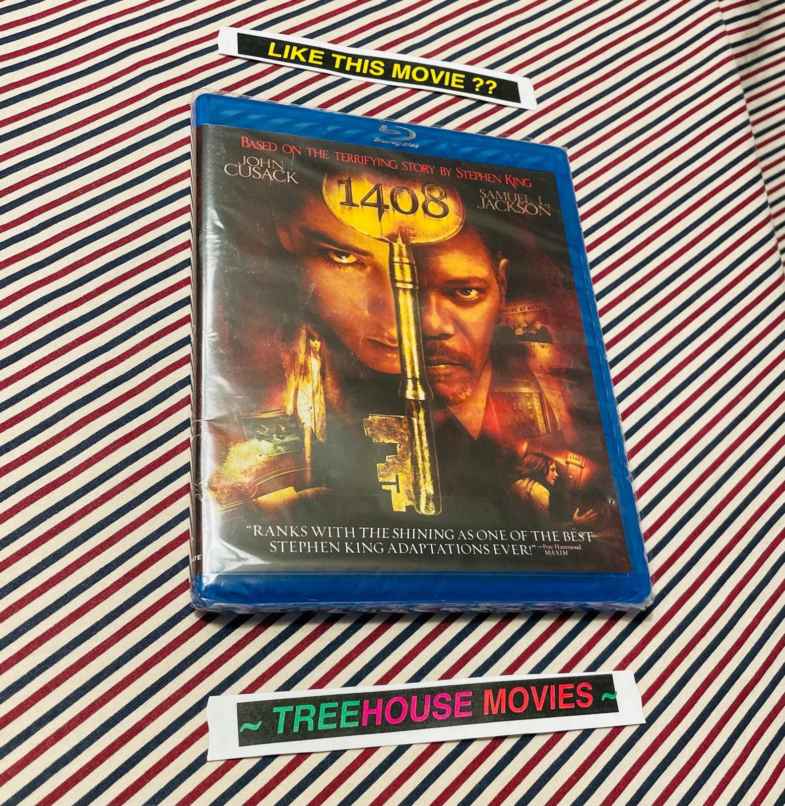 1408 Stephen King Blu-ray John Cusack Horror Movie New Sealed