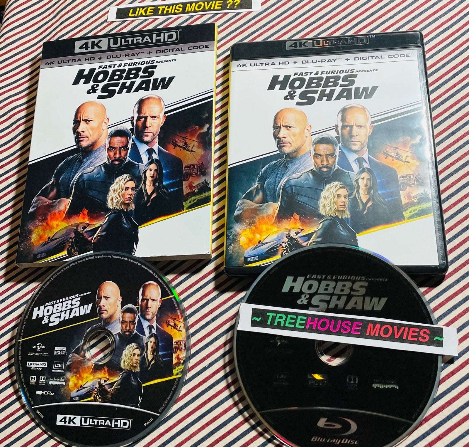 Hobbs & Shaw Fast & Furious 4K Ultra HD Blu-ray Combo