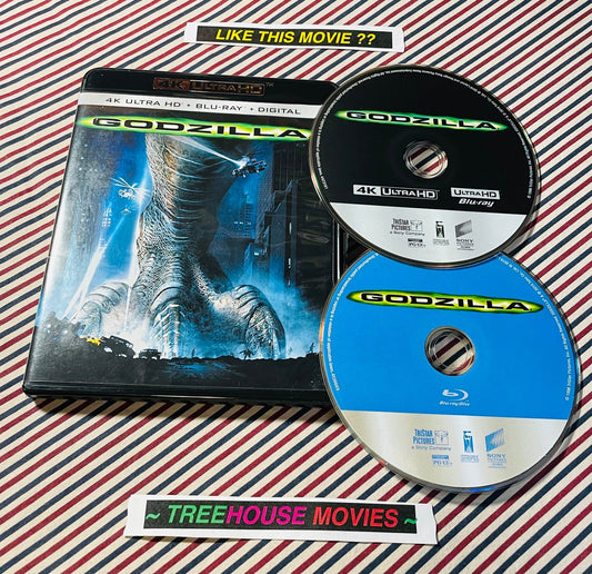 Godzilla 1998 4K Ultra HD and Blu-ray Movie Combo