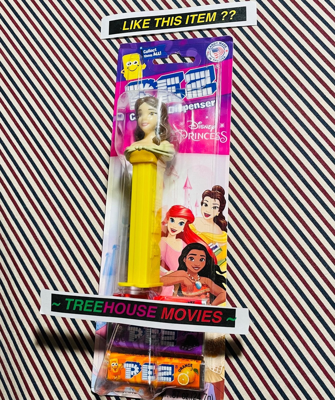 Disney Princess Beauty and the Beast Belle PEZ Candy Dispenser
